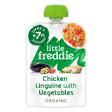 Little Freddie Organic Chicken and Ratatouille Linguine Stage 2 +7m 130g GOODS Sainsburys   