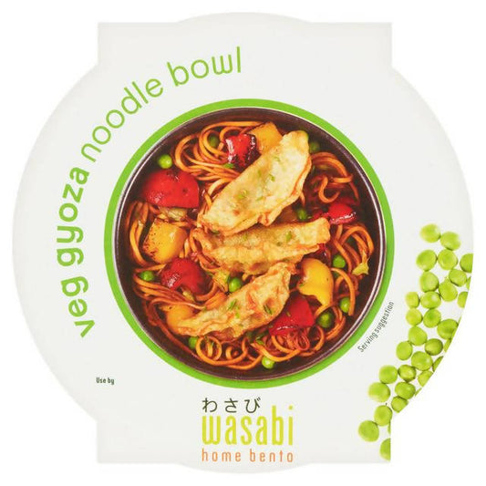 Wasabi Veg Gyoza Noodle Bowl 300g Instant snack & meals Sainsburys   