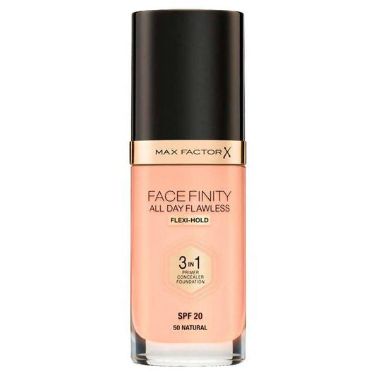 Max Factor All Day Flawless 3in1 50 Natural Foundation All Sainsburys   