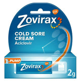 Zovirax Cold Sore Cream, Pump 2g - McGrocer