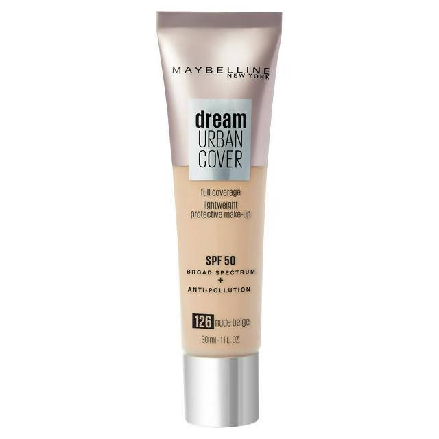 Maybelline Dream Urban Cover All-In-One Protective Makeup 126 Nude Beige