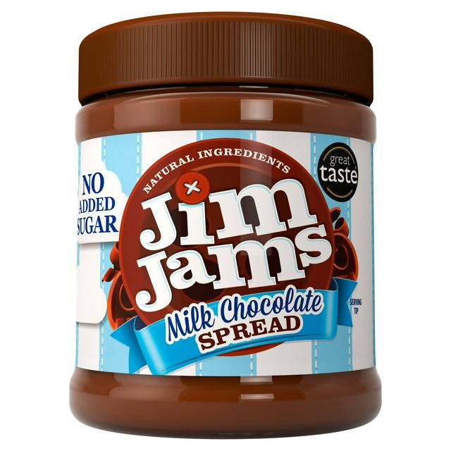 JimJams 83% Less Sugar Milk Chocolate Spread 350g