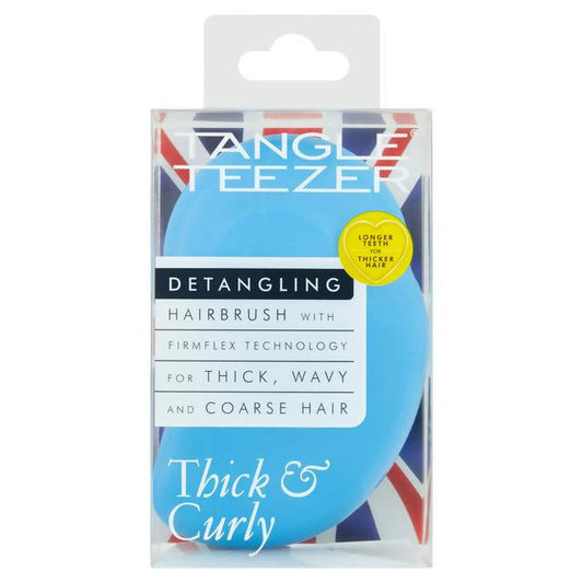 Tangle Teezer Thick & Curly Azure Blue Hair accessories Sainsburys   