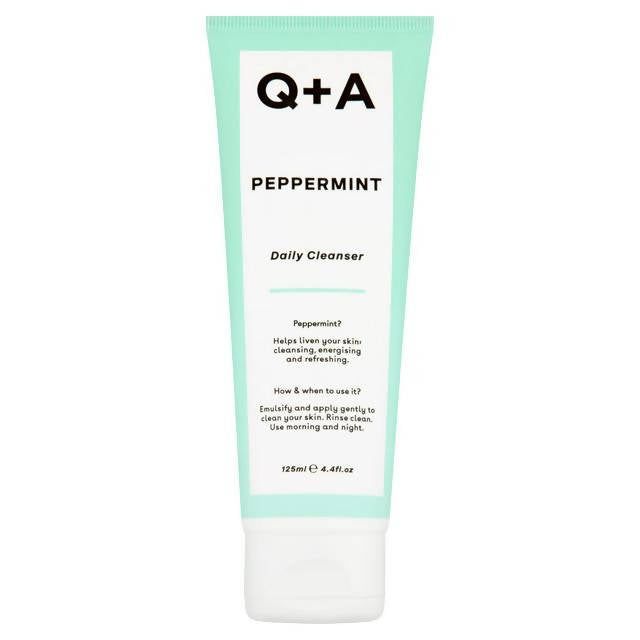 Q+A Peppermint Daily Cleanser 125ml PERSONAL CARE Sainsburys   