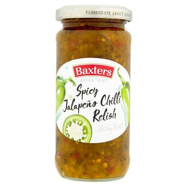 Baxters Spicy Jalapeno Chilli Relish 220g Chutneys pickle & relishes Sainsburys   