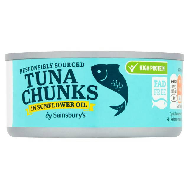 Sainsbury's Tuna in Sunflower Oil 160g - McGrocer