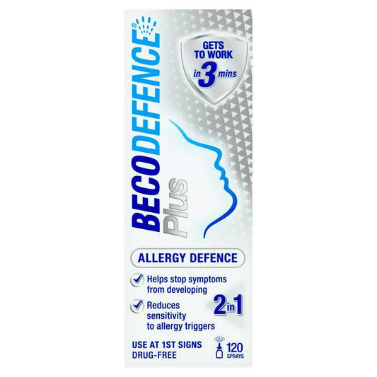 Becodefence Plus Allergy Spray 140 Sprays 20ml cough cold & flu Sainsburys   