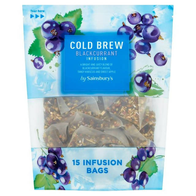 Sainsbury's Cold Brew Blackcurrant x15 45g All tea Sainsburys   