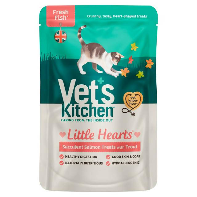 Vet's Kitchen Little Hearts Finest Salmon and Trout Treats 60g