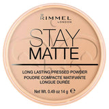 Rimmel London Stay Matte Pressed Powder 004 Sandstorm 14g All Sainsburys   