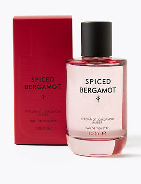 Spiced Bergamot Eau de Toilette 100ml Perfumes, Aftershaves & Gift Sets M&S   