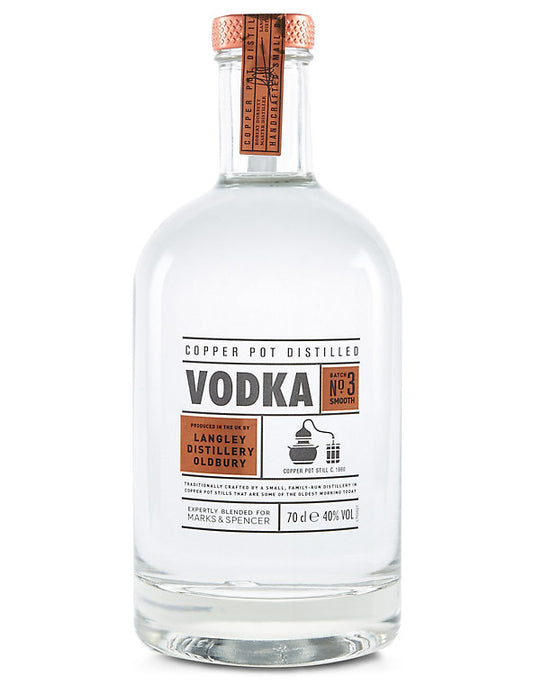 Copper Pot Distilled Small Batch Vodka - Single Bottle Liqueurs and Spirits M&S Default Title  