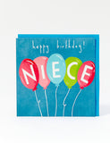 Niece Balloons Birthday Card Miscellaneous M&S Title  