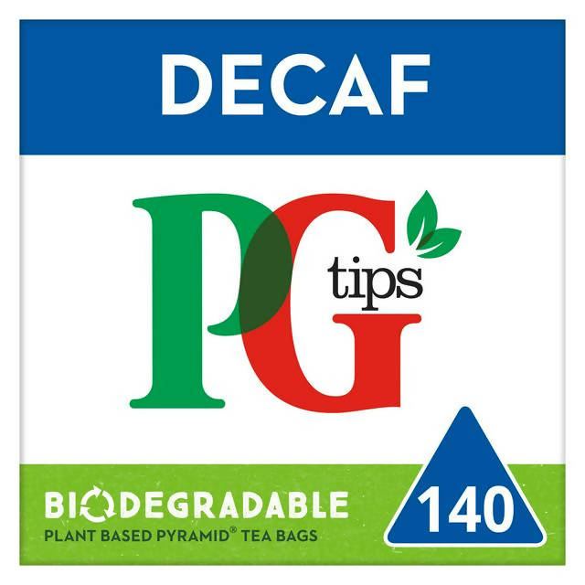 PG Tips Decaffeinated Biodegradable Tea Bags x140 406g All tea Sainsburys   