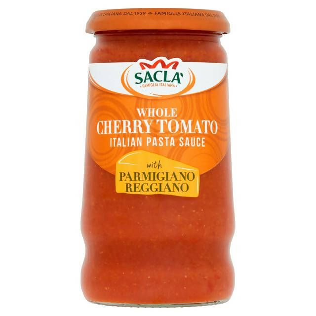 Sacla' Whole Cherry Tomato Italian Pasta Sauce with Parmesan 350g