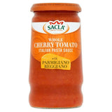 Sacla' Whole Cherry Tomato Italian Pasta Sauce with Parmesan 350g Italian Sainsburys   