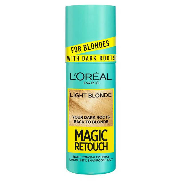 L'Oreal Paris Magic Retouch Precision Instant Dark Root Touch Up Spray Light Blonde 75ml Beauty at home Sainsburys   