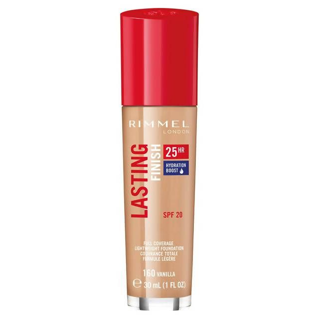 Rimmel London Lasting Finish 25 HR Foundation 160 Vanilla 30ml All Sainsburys   