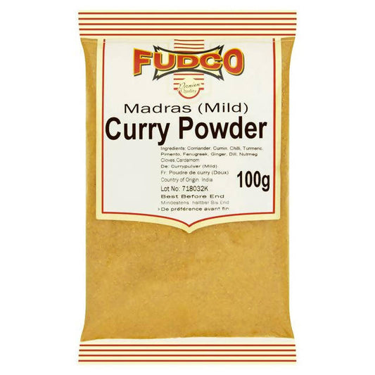 Fudco Madras Mild Curry Powder 100g Herbs spices & seasoning Sainsburys   