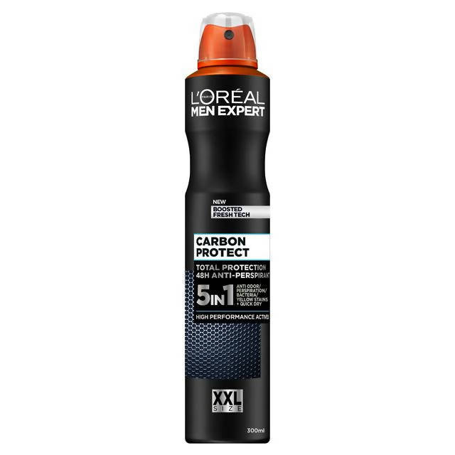 L'Oreal Paris Men Expert Carbon Protect Anti Perspirant Hygiene Deodorant Spray 300ml