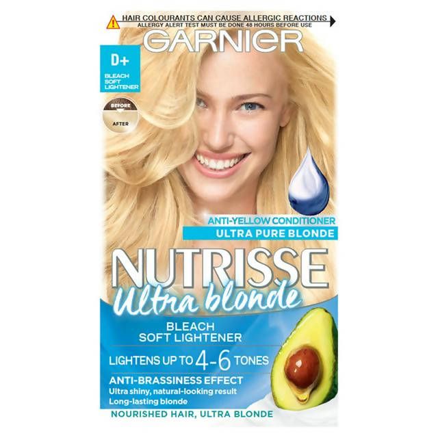 Garnier Nutrisse D+ Bleach Pre-lightener Permanent Hair Dye Beauty at home Sainsburys   