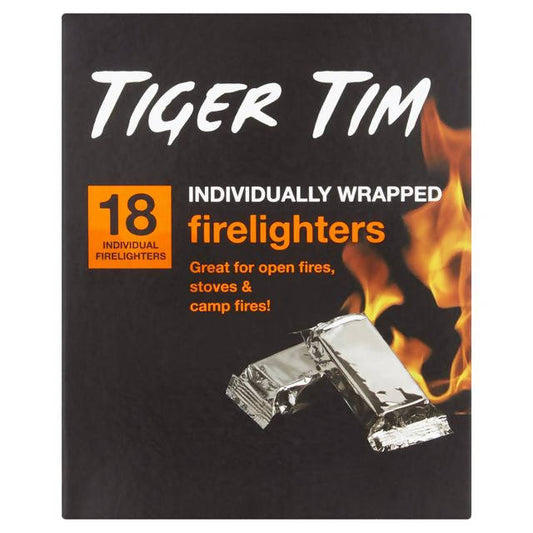 Tiger Tim Firelighters x18 essentials Sainsburys   