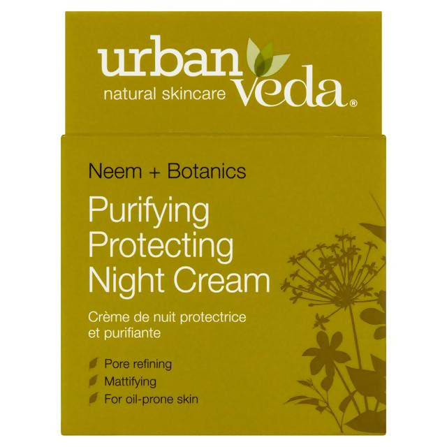 Urban Veda Neem + Botanics Purifying Protecting Night Cream 50ml All Sainsburys   