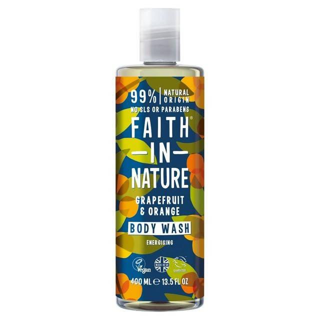 Faith in Nature Grapefruit & Orange Body Wash 400ml Natural Sainsburys   