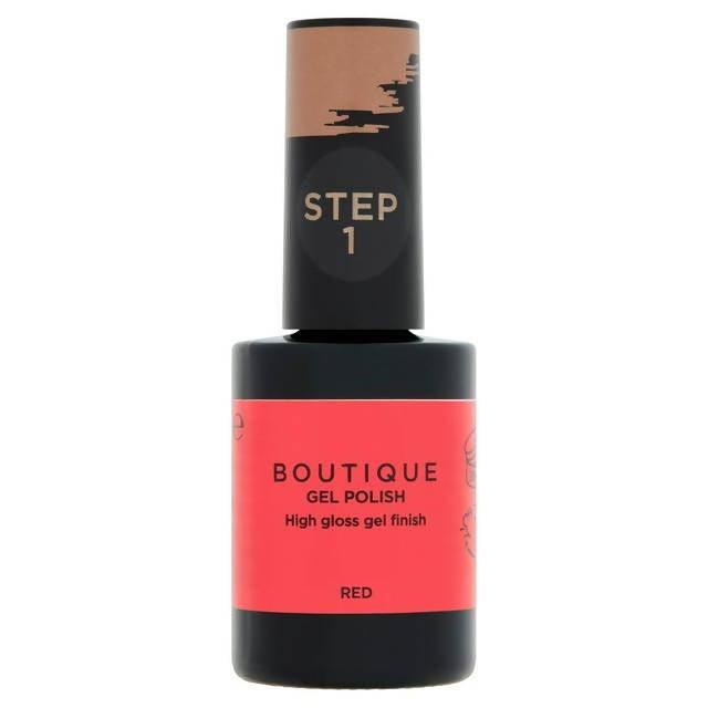 Boutique Red Gel Nail Polish All Sainsburys   