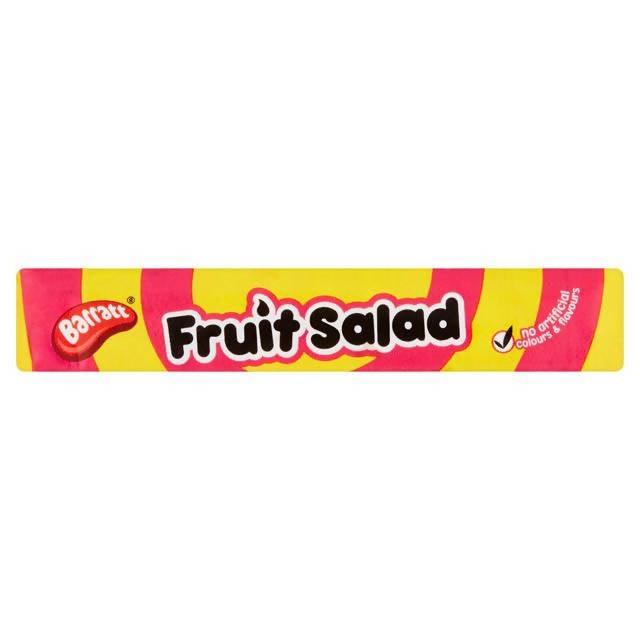 Barratt Fruit Salad Raspberry & Pineapple Chews Sweets 36g sweets Sainsburys   