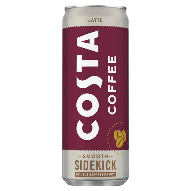 Costa Coffee Latte Can 250ml All coffee Sainsburys   