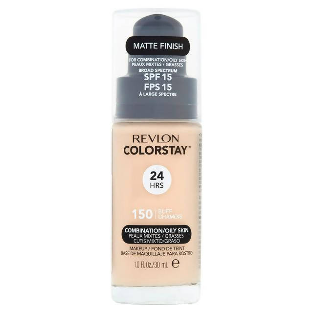 Revlon Colorstay Foundation 24hrs Makeup 30ml | RRP 12.49 | (Buff 150  Combination/Oily Skin) by Revlon