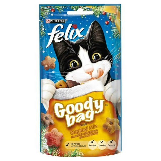 Felix Goody Bag Cat Treats Original Mix 60g - McGrocer