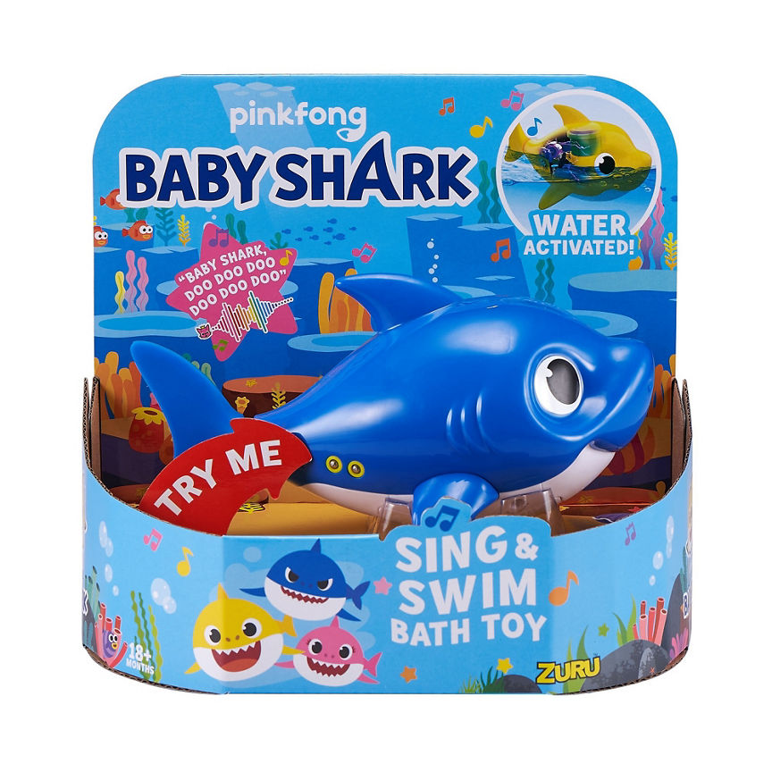 Zuru Baby Shark Sing and Swim Bath Toy (18+ Months)