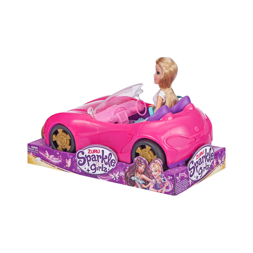 Zuru Sparkle Girlz Doll in Racing Car