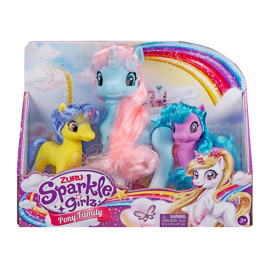 Sparkle Girlz Unicorn Set Of 3 (3+ Years) Kid's Zone ASDA   