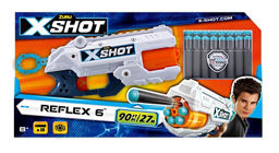 Zuru X-Shot Excel Reflex 6 Foam Dart Blaster Combo Pack (16 Darts) (8+ Years)