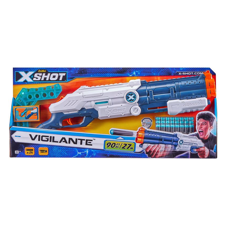 Zuru X-Shot Excel Vigilante Foam Dart Blaster (24Darts) (8+ Years)