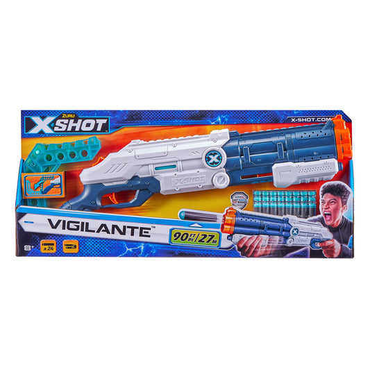 Zuru X-Shot Excel Vigilante Foam Dart Blaster (24Darts) (8+ Years) Kid's Zone ASDA   
