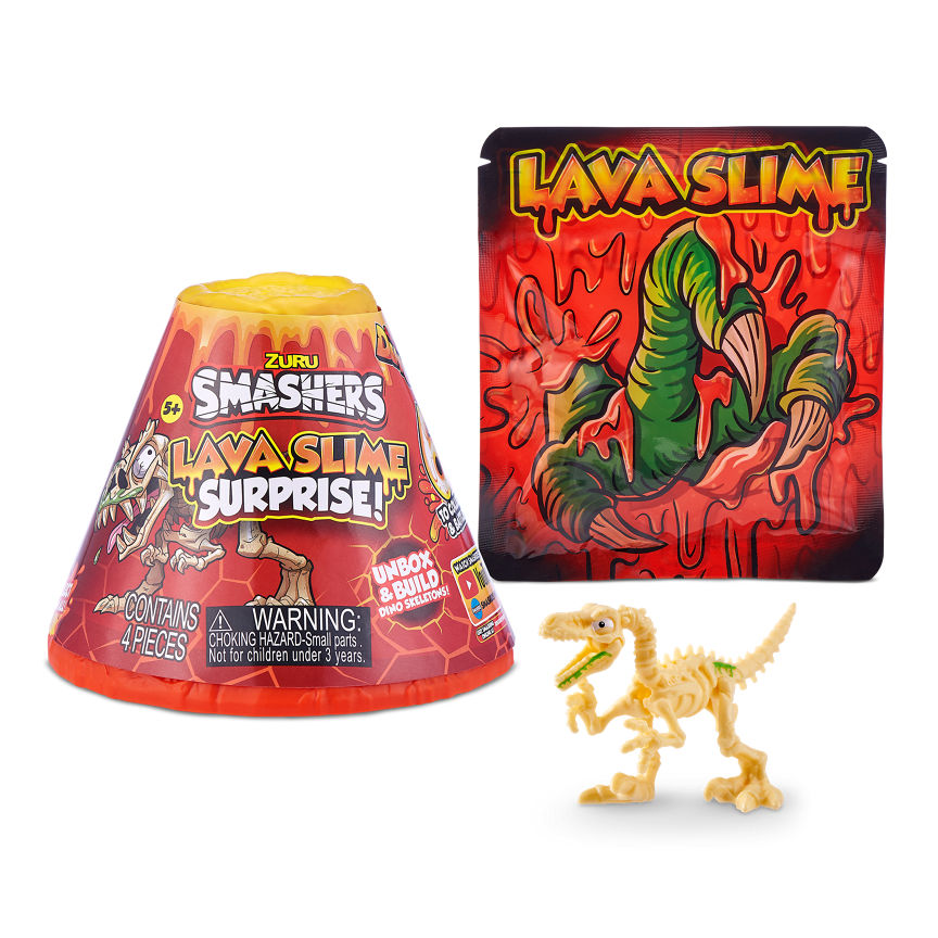 ZUZU Smashers Small Volcano- series 4 Lava Slime Kid's Zone ASDA   