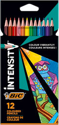 Bic Intensity Colouring Pencils – 12 Pack