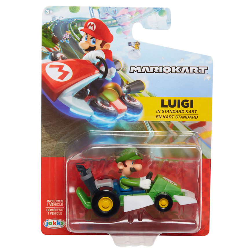 Nintendo Mario Kart Racers - Luigi in Kart GOODS ASDA   