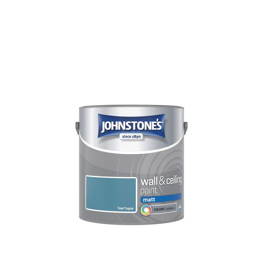 Johnstone's Teal Topaz Matt Emulsion DIY ASDA   