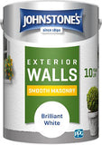 Johnstone's Smooth Masonry, Brilliant White, 5L DIY ASDA   