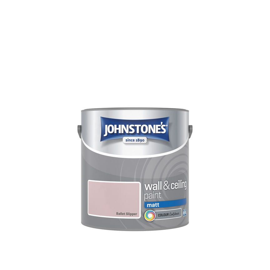 Johnstone's Ballet Slipper Vinyl Matt Emulsion Paint DIY ASDA   