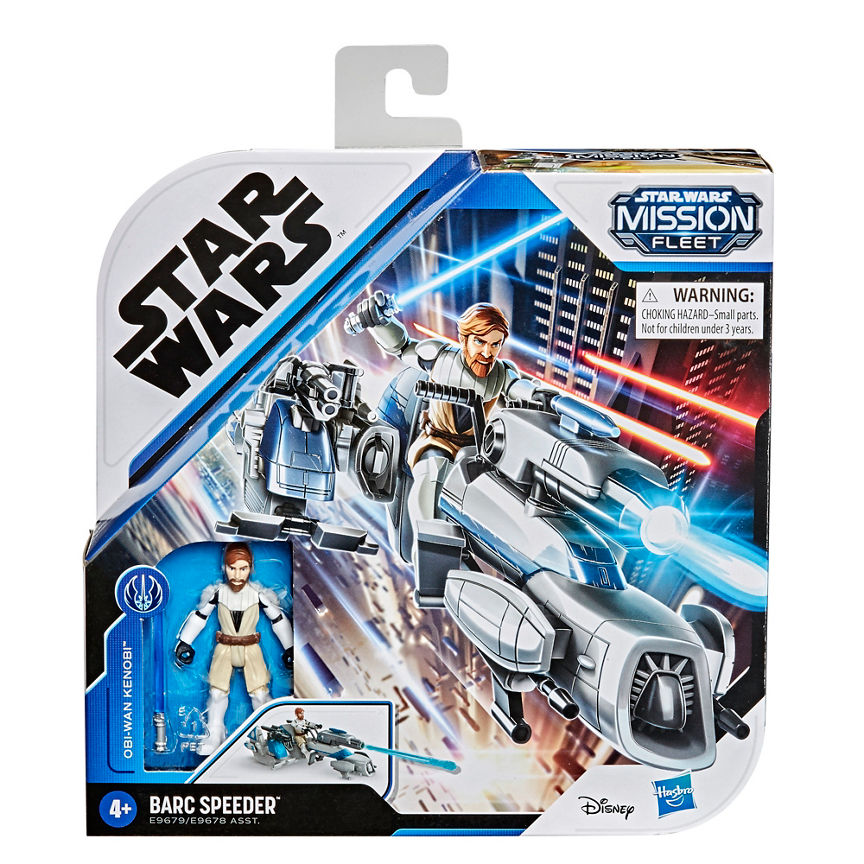 Star Wars Mission Fleet Figure and Vehicle - Obi Barc Speeder