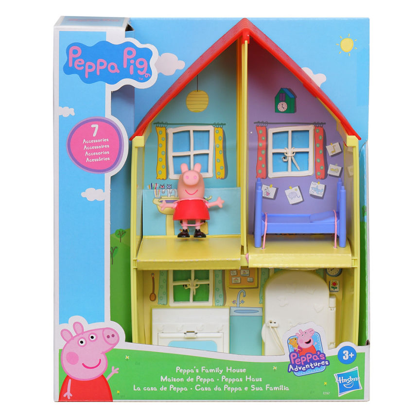 Peppa Pig Pre-School Figure and Playset Kid's Zone ASDA   