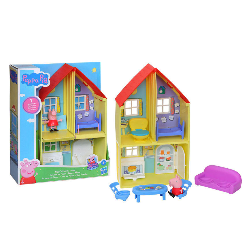 Peppa Pig Pre-School Figure and Playset Kid's Zone ASDA   