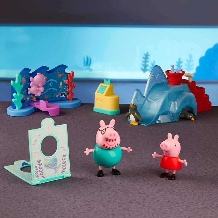 Peppa pig fish tank hot sale decorations