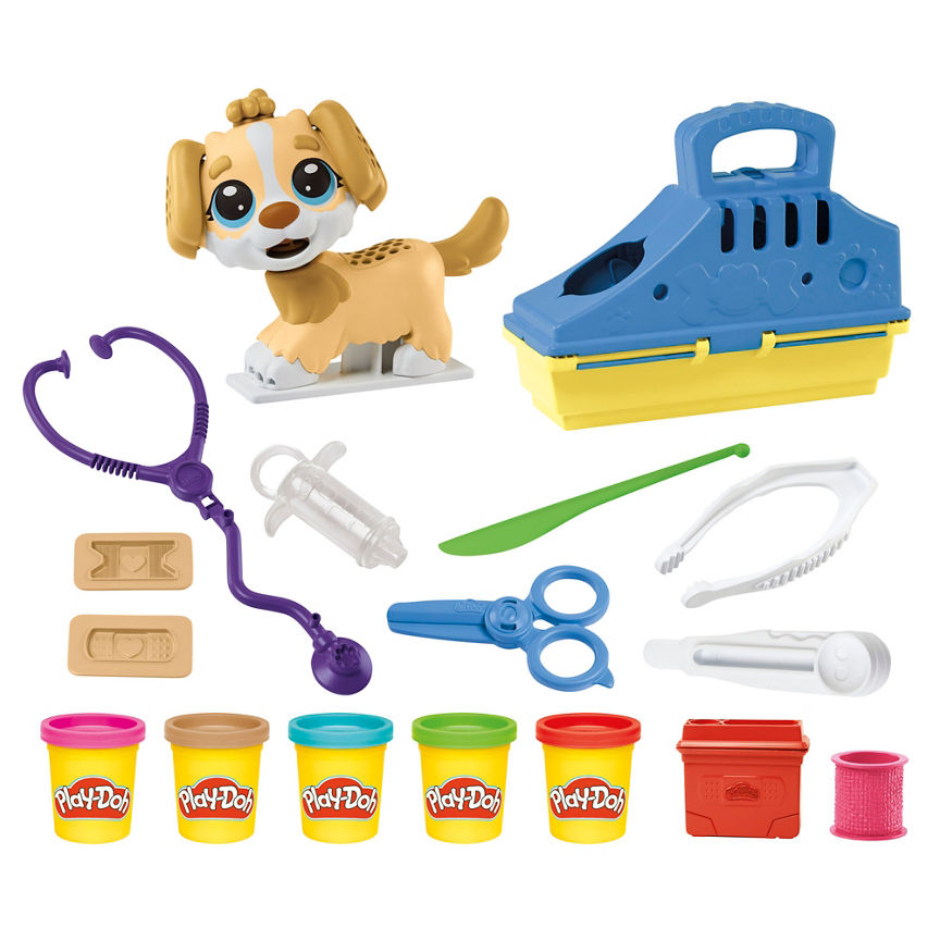 Play-Doh Care and Carry Vet Modelling Dough Playset